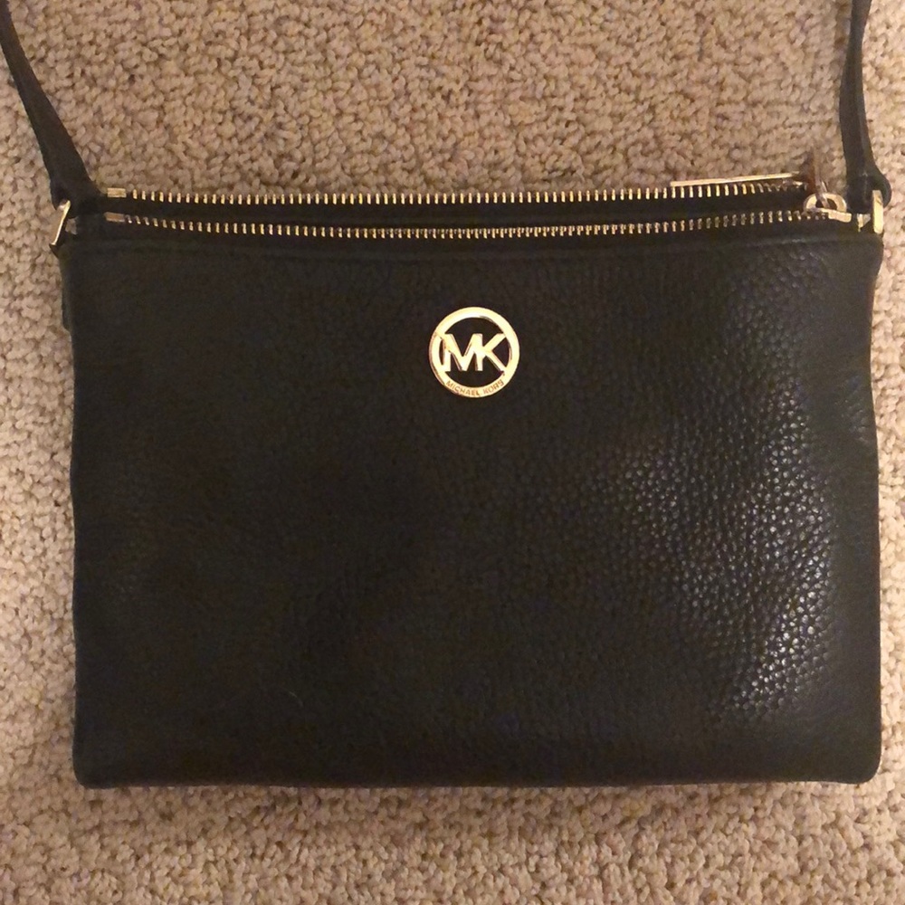 Genuine leather Michael Kors crossbody purse